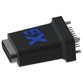 XB-TYPE C 16P-8  XB DIP TYPE C插座USB 16P  立式防水Type c USB母座DIP H=17.5